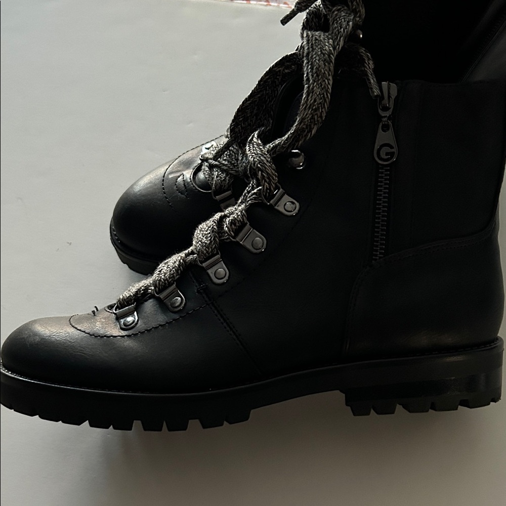 Guess Black Hiking Boots